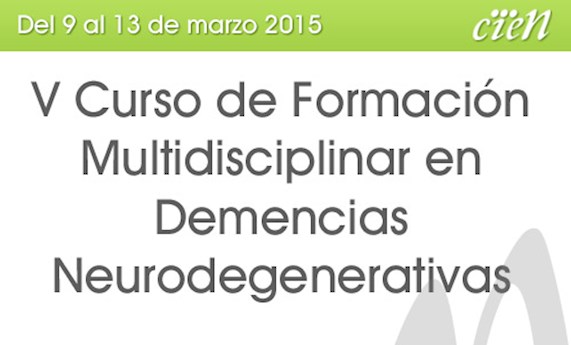 V Curso de Formación Multidisciplinar en Demencias Neurodegenerativas