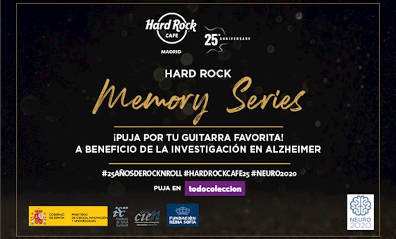 Hard Rock Memory Series, subasta benéfica a favor de la investigación en alzheimer