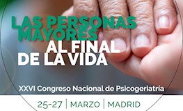 XXVI Congreso Nacional de la Sociedad Española de Psicogeriatría (SEPG)