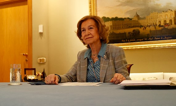 S.M. la Reina Doña Sofía preside una reunión con investigadores y asociaciones con motivo del Día Mundial de la ELA